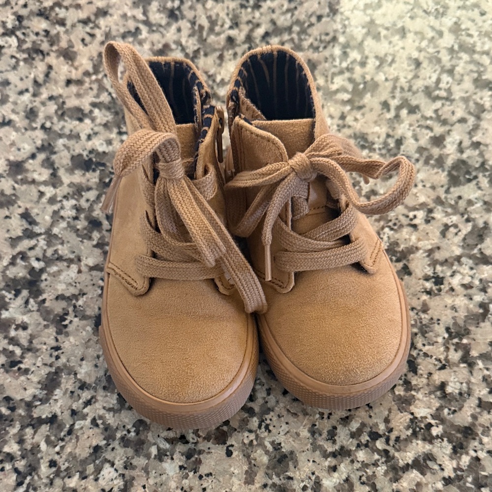 Cat & Jack Tan Boys Boots Size 6